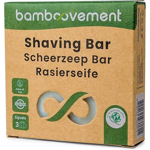 The Bamboovement Scheerzeep Bar zonder zeep