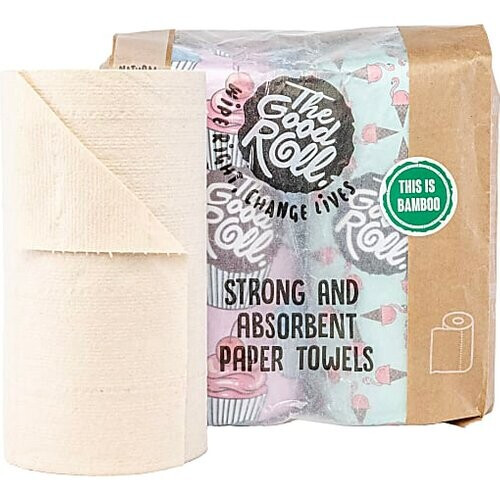 The Good Roll Cheerful Bamboe Keukenrol 2 pack