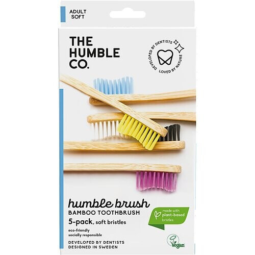 The Humble Co Tandenborstel Volwassen Familie Pak 5 stuks Soft