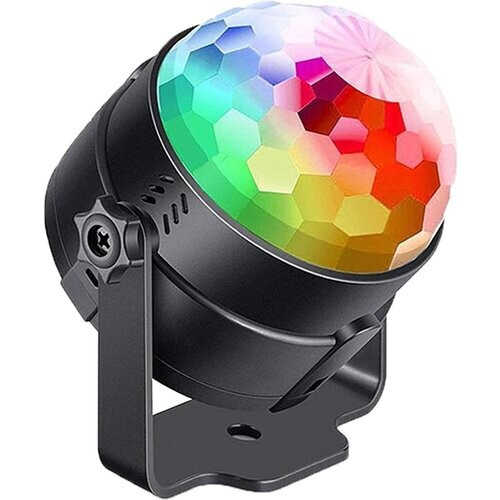 Tweedekans Achaté Discolamp met Afstandsbediening - Feestverlichting - Disco Bal - Discoverlichting - Disco Lamp