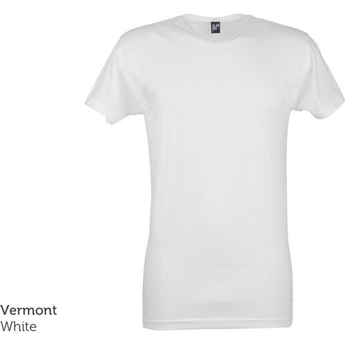 Tweedekans Alan Red Basic T-Shirt - V-Hals - maat XL - White - 4 pack