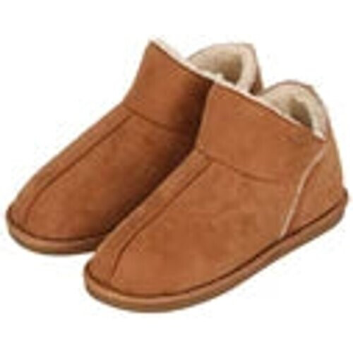 Tweedekans Apollo Home Boots Herenpantoffels – Suède – Cognac – Maat 43/44