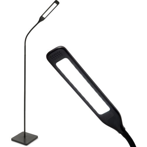 Tweedekans Auronic Staande Lamp - LED Vloerlamp - Geschikt voor Woonkamer - Dimbaar - Zwart
