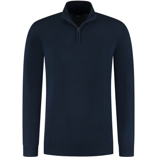 Tweedekans Boston Brothers Half Zip Pullover voor Heren – Maat L – Tijdloze Katoenen Trui met Luxe Breiwerk