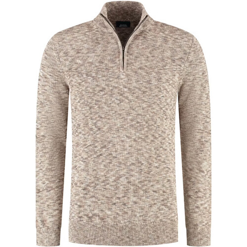 Tweedekans Boston Brothers Twisted Half Zip Pullover - Sand - Maat XXL