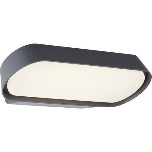 Tweedekans BRILLIANT lamp, Samira LED buiten wandlamp 90 ° zwart mat, metaal/kunststof, 1x 13W LED geïntegreerd, (1500lm, 4000K), A+