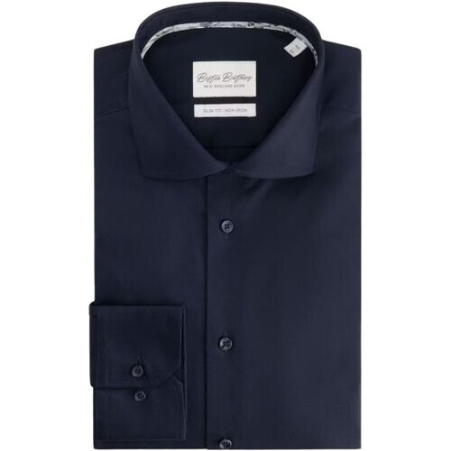 Tweedekans Business Shirt LS Non Iron Boston Brothers - BBO35S110-2083-2061 - Navy - Maat 39