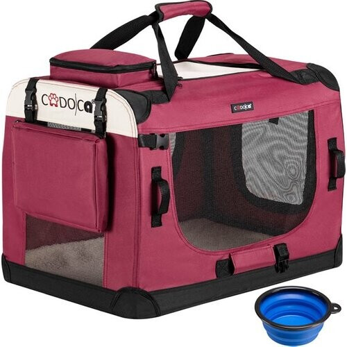 Tweedekans Cadoca Honden & Katten Reismand M - 60x43x45cm - Donker Rood