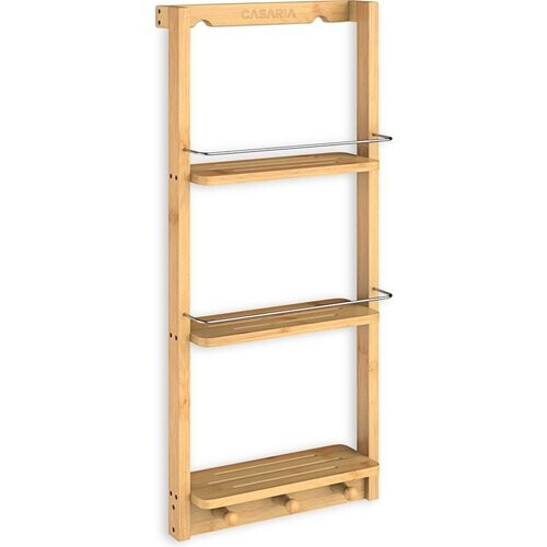 Tweedekans Casaria Bamboe Doucherek - Badkamerkast - Stellingkast- 70x28,5x10cm