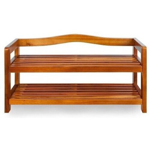 Tweedekans Casaria Schoenenrek 74x26x42cm - 80kg laadvermogen – Donkerbruin