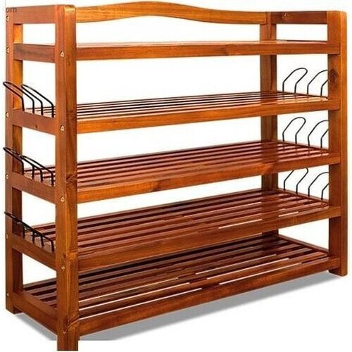 Tweedekans Casaria Schoenenrek 95x26x82cm – 200 kg laadvermogen – Donkerbruin