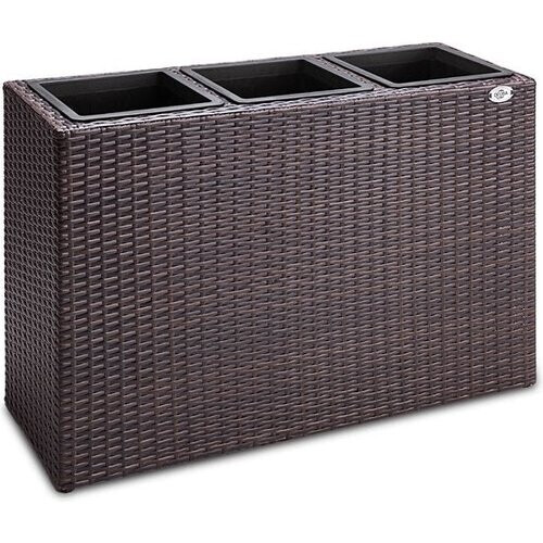Tweedekans Casaria Staande Plantenbak – met Waterafvoer 83x30,5x60cm – Bruin