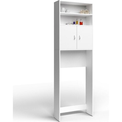Tweedekans Casaria Wasmachine Kastje - 2 deuren 185x63x20cm - wit
