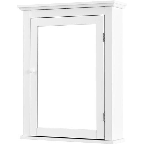 Tweedekans Coast - Badkamer - Spiegelkast - Hout -Wit - 56 x 15 x 69,5 cm