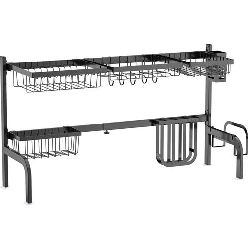 Tweedekans Coast Dripframe voor de gootsteen 2 verdiepingen tellende vaatwasframe breedte verstelbaar 53-99 cm
