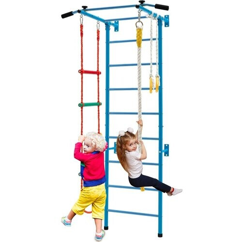 Tweedekans Coast Klimrek Voor Kinderen - Met Ringen - 110 x 83 x 220 cm - Blauw