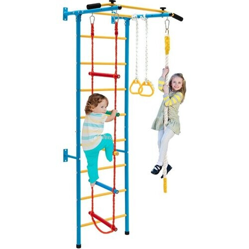 Tweedekans Coast Klimrek Voor Kinderen - Met Ringen - 110 x 83 x 220 cm - Geel