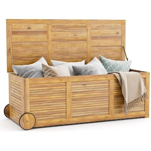 Tweedekans Coast Kussenbox Acaciahout - Waterbestendig - 182L - 127 x 50 x 45 cm - Bruin