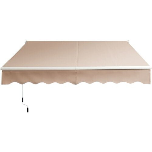 Tweedekans Coast Zonnescherm Uitschuifbare Zonwering 245 x 200 cm Beige