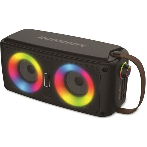 Tweedekans Denver Bluetooth Speaker Draadloos - Lichteffecten - Muziek Box - AUX - TWS Pairing - BTV230 - Zwart