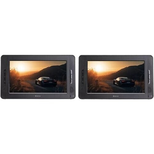 Tweedekans Denver Draagbare DVD Speler Auto - 10 inch - 2 schermen - Incl. Hoofdsteunhouder - USB - MTW1098