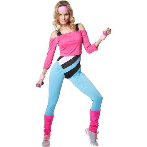 Tweedekans dressforfun - Aerobicster XL - verkleedkleding kostuum halloween verkleden feestkleding carnavalskleding carnaval feestkledij partykleding - 302751