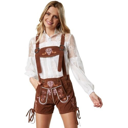 Tweedekans Dressforfun Lederhose Ammersee M - verkleedkleding kostuum halloween verkleden feestkleding carnavalskleding carnaval feestkledij partykleding - 302811