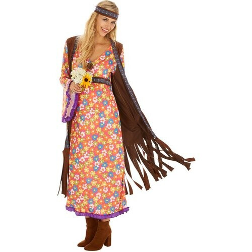 Tweedekans Dressforfun Vrouwenkostuum Mrs. Peacemaker L - verkleedkleding kostuum halloween verkleden feestkleding carnavalskleding carnaval feestkledij partykleding - 300934