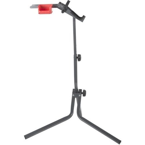 Tweedekans Dunlop Fietsreparatiestandaard - in Hoogte Verstelbaar 95 tot 105 CM - Max. Draagcapaciteit 20KG - Incl. Opbergbox Gereedschap - Metaal - Zwart