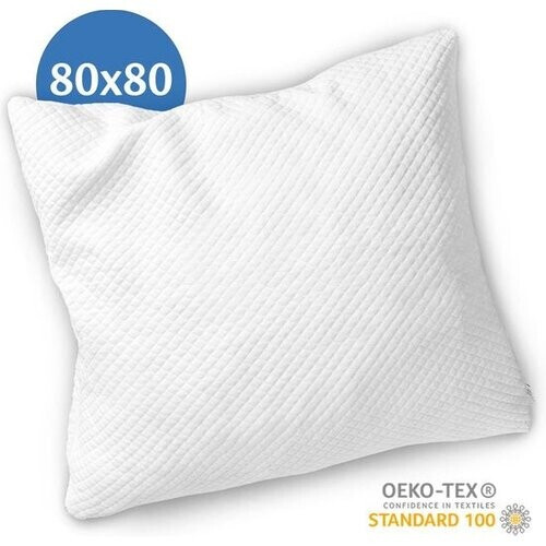 Tweedekans EL-Life Hoofdkussen Nekklachten - 80 x 80cm - Bamboe kussen - Traagschuim / Memory Foam vulling - Ergonomisch en Orthopedisch - Inclusief kussensloop