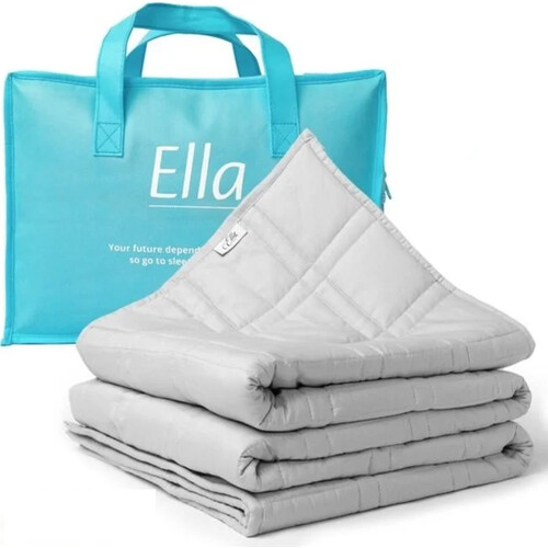 Tweedekans EL-Life Verzwaringsdeken 11kg 200 x 200cm - Zwaartedeken - Weighted Blanket - Verzwaarde Deken - OEKO-TEX Katoen - Lichtgrijs