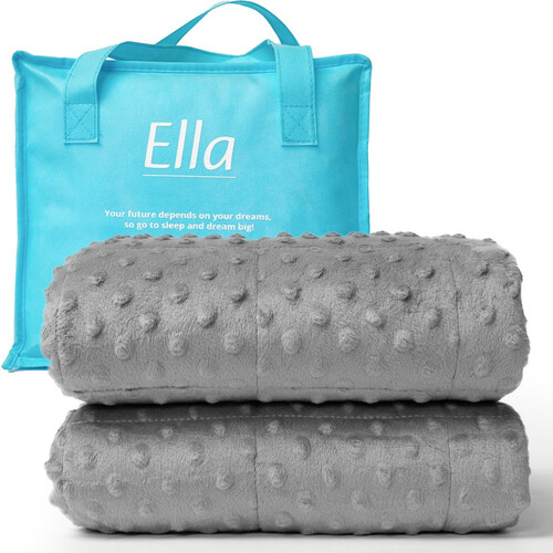 Tweedekans EL-Life Verzwaringsdeken Kind 2,4kg - 90 x 120cm - Zwaartedeken - Weighted Blanket - Verzwaarde Deken - OEKO-TEX Katoen & Minky Fleece
