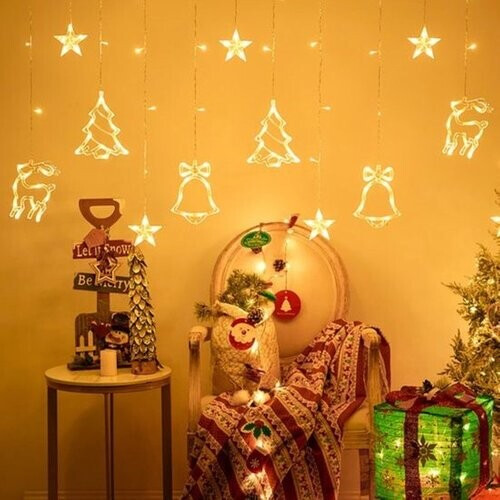 Tweedekans Giftmas LED Slinger kerstverlichting met verschillende figuurtjes - 2.5Meter