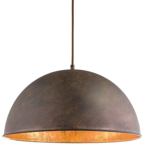 Tweedekans Globo - hanglamp - Xirena I - bruin - metaal - Ø 41cm - E27 - 58307H