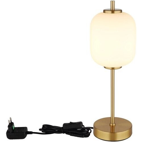 Tweedekans Globo - tafellamp - EWALD - brons - glas - Ø 14cm - LED - 15217T