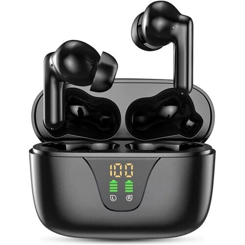 Tweedekans Golden Sound Oortjes draadloos - Draadloze oordopjes - Bluetooth oortjes - Active Noise Cancelling - Sport oordopjes - Led display - Touch functie - Geschikt voor elke smartphone & laptop