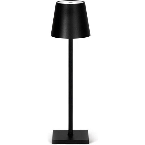 Tweedekans Goliving Tafellamp Oplaadbaar – Draadloos en dimbaar – Moderne touch lamp – Nachtlamp Slaapkamer – 38 cm – Zwart