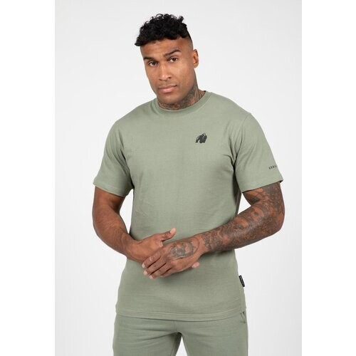 Tweedekans Gorilla Wear Leon T-shirt - Sportshirt - Groen - XL