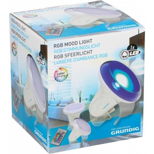 Tweedekans Grundig Mood LED Lamp - Wit - 16x15,5cm
