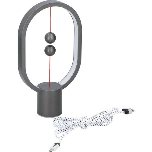 Tweedekans Grundig Tafellamp - Aan-/Uitschakelen via magneet - 25x14x5,5 cm - Grijs