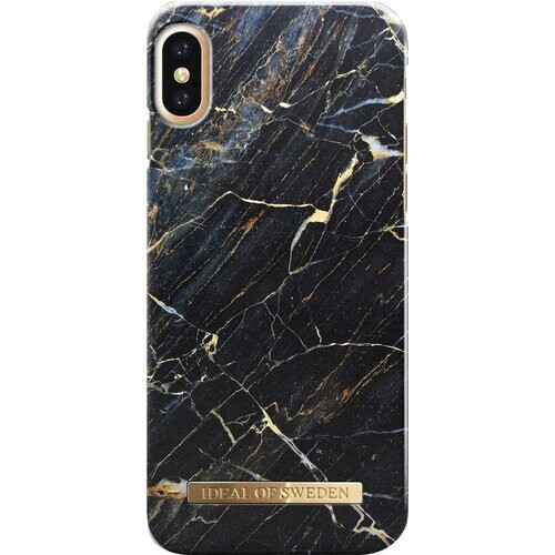 Tweedekans iDeal of Sweden Fashion mobiele telefoon behuizingen 14,7 cm (5.8") Hoes Zwart, Goud, Marmerkleur