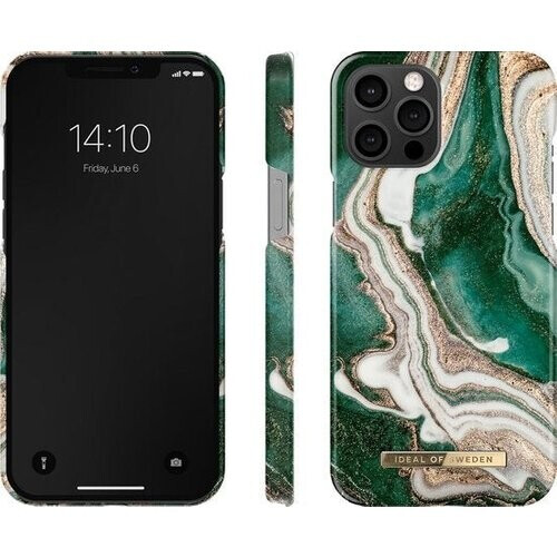 Tweedekans iDeal of Sweden iPhone 12 Pro Max Backcover hoesje - Golden Jade Marble