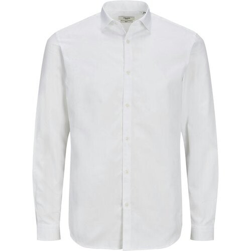 Tweedekans Jack & Jones Cardiff Shirt - Lange Mouw - Wit - Maat L