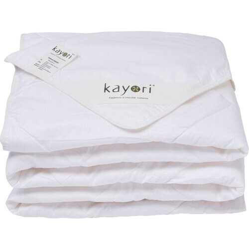 Tweedekans Kayori Ubashi Bamboe Zomerdekbed 140x220 cm – Wit – Ademend, Antibacterieel en Vochtregulerend – Zomerdekbed voor Eén Persoon