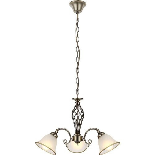 Tweedekans Kroonluchter Globo Odin LED - Klassiek - Messing met mat glas 2