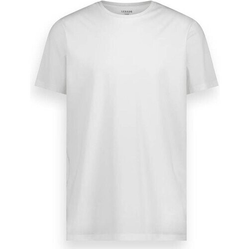 Tweedekans LEBASQ - Miles' T-shirt voor heren - 3 pack - Ronde Hals - Extra lang - Geschikt als Ondershirt - Wit - XXL - Katoen
