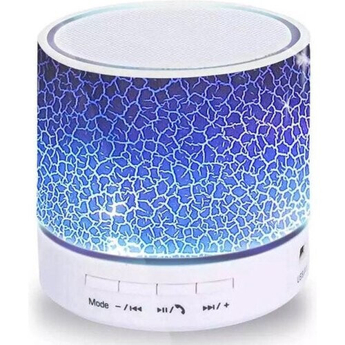 Tweedekans Led Mini Draagbare Speaker USB/TF Card Bluetooth Kleur Blauw