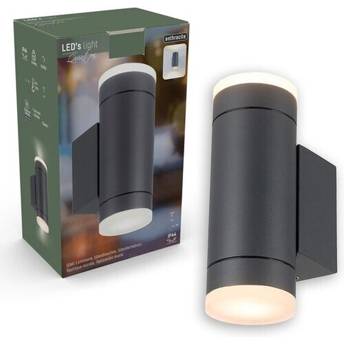 Tweedekans Led's Light AllWeather Dubbele Buitenlamp - IP44 - Mat Antraciet - 177 x 65 x 102 mm