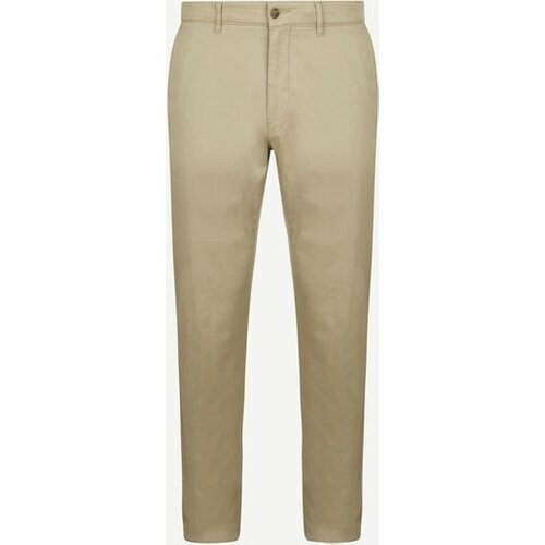 Tweedekans LeitFeuer Heren Chinobroek - Lange Pijpen - Beige - Toelopende Broekspijp - Maat 52