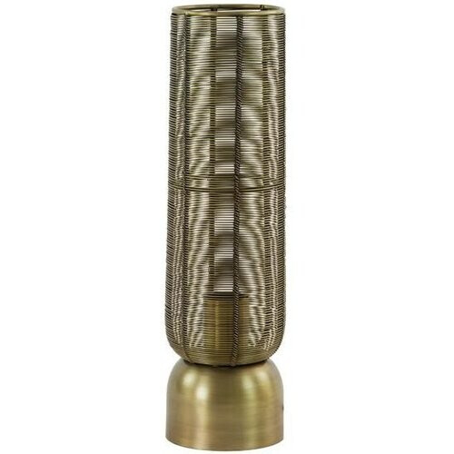 Tweedekans Lezuza Tafellamp Ø11x39,5 cm - Antiek Brons - Slank en Sfeervol Design